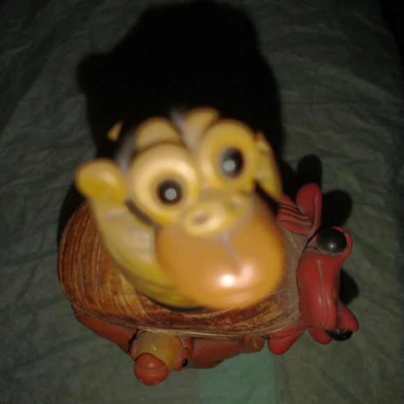 Costa Rica Green Glass Liquor Flask - Picture 3 of 6